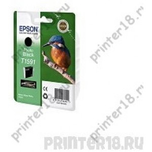 Epson C13T15914010 T1591 для Stylus Photo R2000 (black) (cons ink)