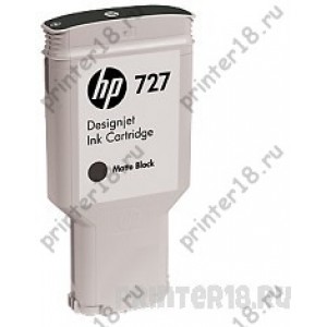 Картридж HP C1Q12A №727, Matte Black Designjet T920/T1500 (300ml)