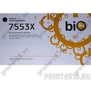 Картридж Bion Q7553X для HP LaserJet P2010/P2015/P2014/M2727nf MFP/LBP3310/3370 (6000 стр)