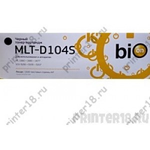 Картридж Bion MLT-D104S для Samsung ML-1660/1661/1665/1667/1671/1860/1865/1865W/1867/SCX-3200/3205/3205W/3207 (1500стр)