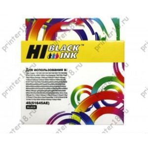 Картридж Hi-Black (HB-51645AE) для HP DJ 850C/970C/1600C, №45, Bk