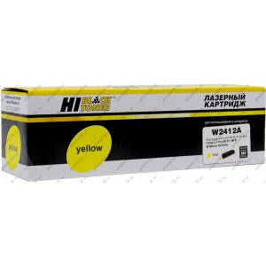 Картридж Hi-Black (HB-W2412A) для HP CLJ Pro M155a/MFP M182n/M183fw, Y, 0,85K, без чипа
