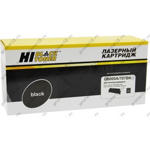 Картридж Hi-Black (HB-Q6000A) для HP CLJ 1600/2600/2605, Восстановленный, Bk, 2,5K
