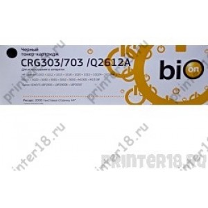 Картридж Bion Cartridge 703/303/Q2612A для Canon LBP2900/LBP3000, HP LJ 1000/3000 (2000 стр)