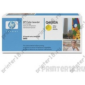 Картридж HP Q6002A,Yellow Color LaserJet 2600 (2000стр)