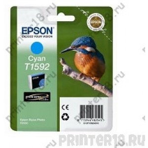 Epson C13T15924010 T1592 для Stylus Photo R2000 (cyan) (cons ink)