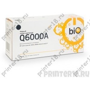 Картридж Bion Q6000A для HP Color LaserJet 1600/2600N/M1015/M1017, чёрный, 2500 Стр