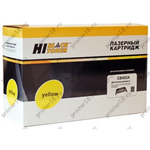 Картридж Hi-Black (HB-CB402A) для HP CLJ CP4005/4005n/4005dn, Восстановленный, Y, 7,5K