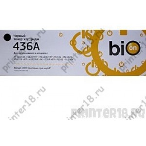 Картридж Bion CB436A для HP 1500/P1505/1522/M1120/M1120N/M1522N/M1522F/P1505N (2000 стр)