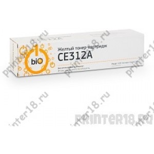 Картридж Bion CE312A для HP Color LaserJet CP1012 Pro/CP1025 /Canon LBP7010C/LBP7018C, жёлтый 1000 стр