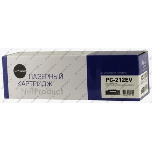 Картридж NetProduct (N-PC-212EV) для Pantum P2502/P2502W/M6502/M6502W/M6552NW, 1,6К