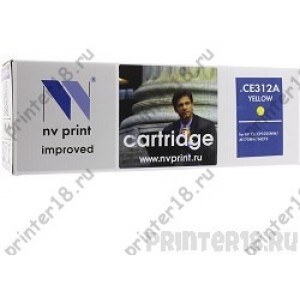 Картридж NVPrint CE312A/CRG729 для HP Color LaserJet CP1025/Canon i-SENSYS LBP7010C, yellow (1000K)