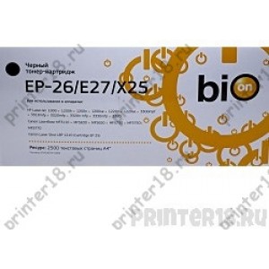 Картридж Bion EP-27/EP-26/X-25 для Canon LBP3200 MF3220 Series LaserBase MF3110/3200/5600/5700, HP LJ 1200/3300 2500 стр