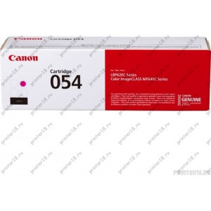 Тонер-картридж Canon Cartridge 054 M 3022C002 для MF645Cx/MF643Cdw/MF641Cw, LBP621/623 (1 200 стр) пурпурный