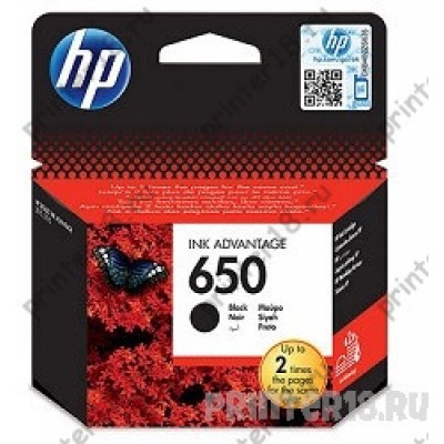 Картридж HP CZ101AE/CZ101AK №650, Black DeskJet IA 2515/2516