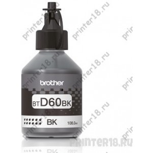 Чернила Brother Бутылка с оригинальными чернилами BTD60BK для принтера DCP-T710W, DCP-T510W, DCP-T310. Емкость до 6500 страниц