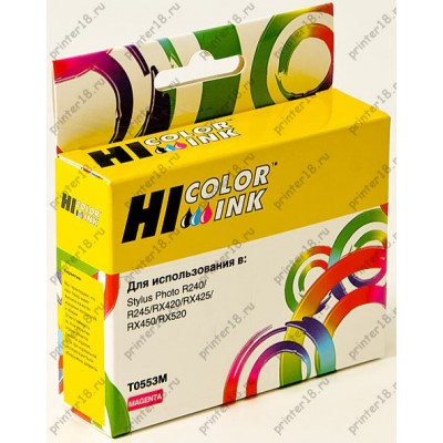 Картридж Hi-Black (HB-T0553) для Epson Stylus Photo R240/RX420/RX520, M