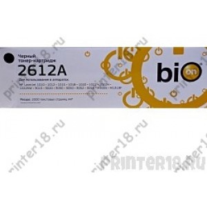 Картридж Bion Q2612A для HP Laser Jet 1010/1012/1015/3015/3020/3030/1319/3050/3052/3055 (2000 стр)