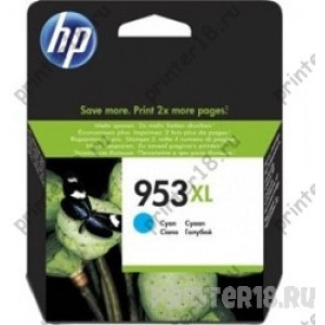 Картридж HP F6U16AE струйный №953XL голубой OJP 8710/8720/8730/8210 (1600стр)