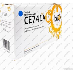 Картридж Bion CE741A для HP Color LaserJet CP5220 Professional CP5221 cyan,7 300 стр