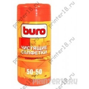 Buro BU-Tmix [817437] Чистящие салфетки 50шт влажных+. сухих