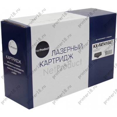 Картридж NetProduct (N-KX-FAT410A7) для Panasonic KX-MB1500/1520, 2,5K
