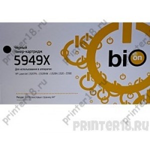 Картридж Bion Q5949X для HP LJ 1320/3390/3392 (6000 стр)