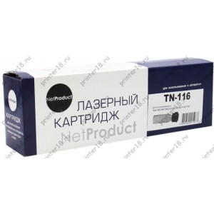 Тонер-картридж NetProduct (N-TN-116/TN-118) для Konica Minolta Bizhub 164, 5,5K