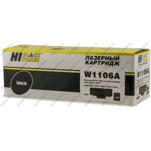 Картридж Hi-Black (HB-W1106A) для HP Laser 107a/107r/MFP135a/135r/135w/137, 1K (с чипом)