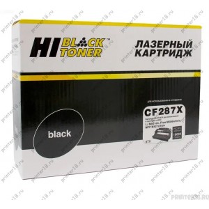Картридж Hi-Black CF287X для HP LJ M506dn/M506x/M527dn/M527f/M527c, 15K