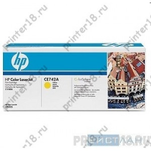 Картридж HP CE742A,Yellow Color LJ CP5225 (7300стр)