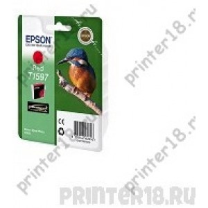 Epson C13T15974010 T1597 для Stylus Photo R2000 (red) (cons ink)