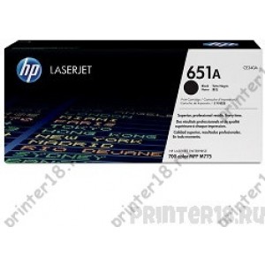 Картридж HP CE340A 651A,Black LaserJet 700 Color MFP 775 (13500стр)