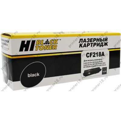 Тонер-картридж Hi-Black (HB-CF218A) для HP LJ Pro M104/MFP M132, 1,4K