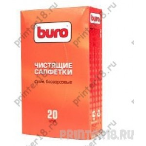 Buro BU-Udry [817443] Сухие чистящие салфетки, безворсовые, 20шт