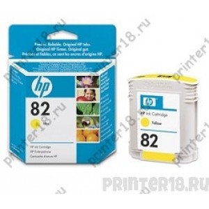 Картридж HP C4913A №82, Yellow DesignJet 500/800 (69 ml)