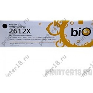 Картридж Bion Q2612X для HP LJ 1010/1012/1015/1020/1022/3015/3020/3030, 3 500 страниц