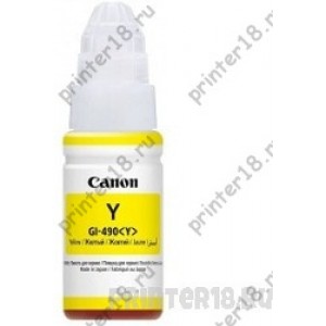 Чернила Canon 0666C001 GI-490 Y (yellow) 70 мл