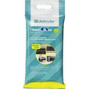 Салфетки Defender для поверхностей универсальные (CLN 30200) 20 шт, мягкая упаковка