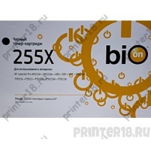 Картридж Bion CE255X для HP LaserJet P3015, черный, 12500 стр